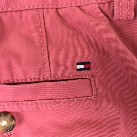 Tommy Hilfiger Mens Shorts 36 Red Chinos - Picture 4 of 5